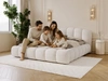 Polsterbett mit Stauraum und Lattenrost 160x200 Cloud Soft Beige