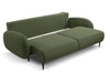 Schlafsofa mit Bettfunktion und Bettkasten Alta Grün