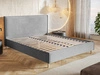 Polsterbett mit Lattenrost 140x200 Grenada Creme