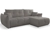 Ecksofa L-Form mit Schlaffunktion und Bettkasten Bene Dunkelgrau