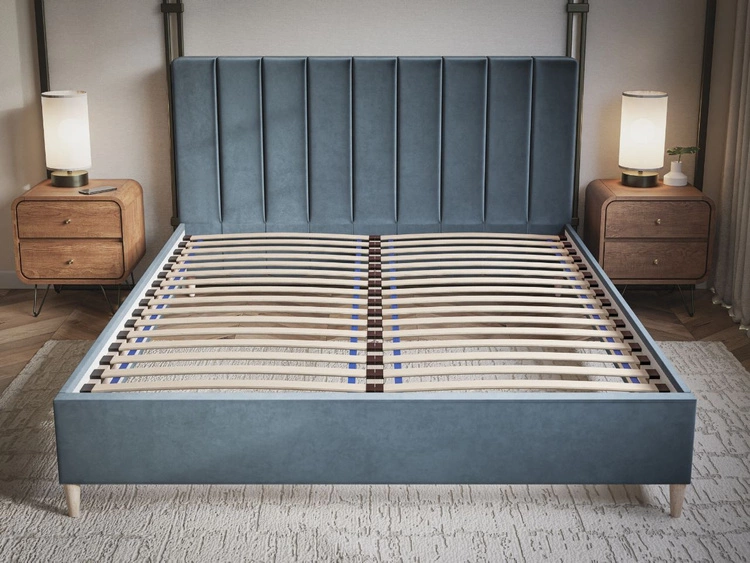 Polsterbett mit Lattenrost 160x200 Snazi Grün