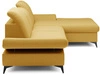 Ecksofa L-Form Rechts mit Schlaffunktion und Bettkasten Hannover Gelb
