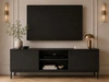 TV-Lowboard mit Türen 150 cm Soroko Schwarz