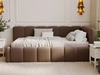 Jugendbett Einzelbett mit Bettkasten und Lattenrost 90x200 Cloud One Braun