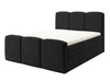 Boxspringbett mit Bettkasten 120x200 Campi Schwarz