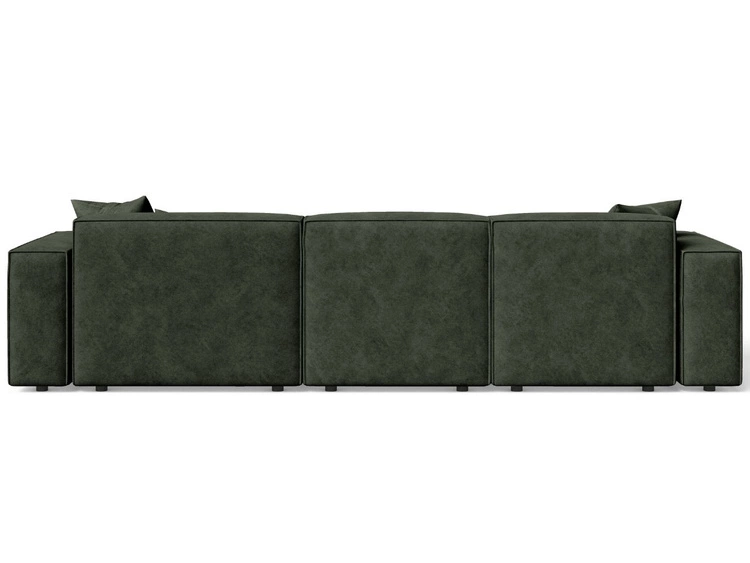 Ecksofa L-Form Rechts Arizona Grün