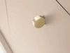 Schminktisch mit Schwarz Metallbeinen Amor Beige