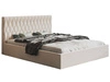 Polsterbett mit Bettkasten und Lattenrost 140x200 Benny Beige