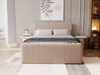 Boxspringbett mit Bettkasten 160x200 Osteno Beige