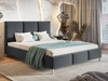 Polsterbett mit Lattenrost 160x200 Trio Dunkelgrau