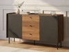 Esszimmermöbel-Set Pascale Warmia Nussbaum, Schwarz