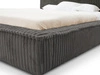 Polsterbett mit Bettkasten und Lattenrost 120x200 Lago Grau