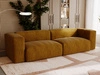 Sofa Moderne Cord Sofa für Wohnzimmer Landi Honigfarben