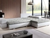 Ecksofa L-Form mit Schlaffunktion und Bettkasten Sonia Grau