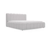 Polsterbett mit Bettkasten und Lattenrost 200x200 Smile Hellgrau