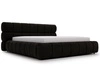 Polsterbett mit Bettkasten und Lattenrost 120x200 Mellow Schwarz