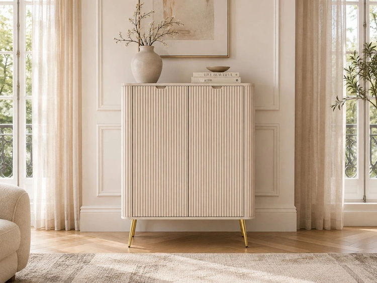 Türkommode Viva Beige auf Golden Beinen