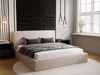 Polsterbett mit Bettkasten und Lattenrost 140x200 Monaco Beige