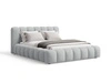Polsterbett mit Bettkasten und Lattenrost 140x200 Averia Grau