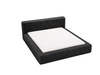Polsterbett mit Bettkasten und Lattenrost 180x200 Enjoy Schwarz