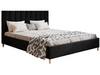 Polsterbett mit Lattenrost 160x200 Snazi Schwarz