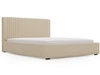 Polsterbett mit Bettkasten und Lattenrost 140x200 Malmo Beige
