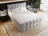 Boxspringbett mit Bettkasten 160x200 Alicante Grau