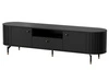 Möbel-Set für Wohnzimmer Soria Schwarz mat