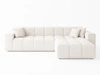 Ecksofa L-Form Rechts Moderne Ecksofa Loopo Creme