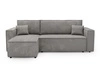 Modernes Ecksofa mit Schlaffunktion und Stauraum Prato L Grau