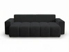 Schlafsofa mit Bettfunktion und Bettkasten Miro Schwarz
