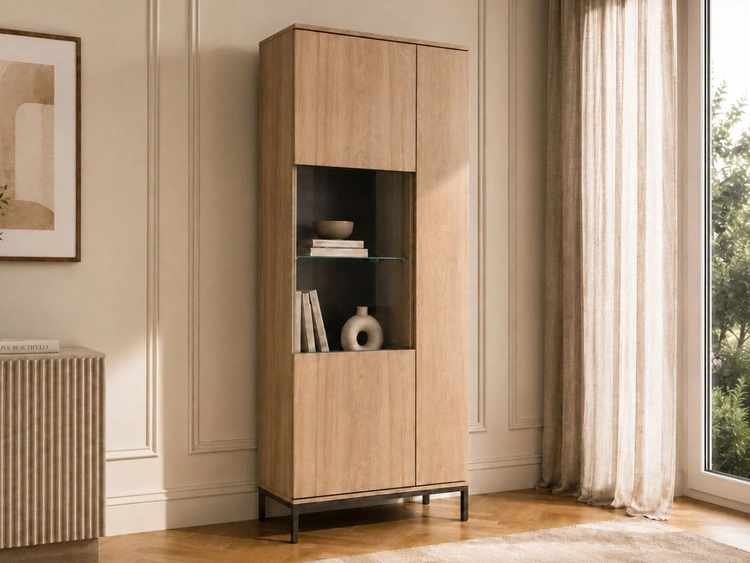 Vitrinenschrank Soroko Hickory