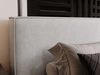 Polsterbett mit Bettkasten und Lattenrost 160x200 Monaco Hellgrau