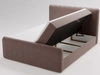 Boxspringbett mit Bettkasten 180x200 Osteno Braun