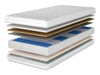 Taschenfederkernmatratze Pocket mit Latexschaum und Kokosmatte Avena 180x200