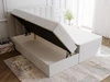 Boxspringbett mit Bettkasten 180x200 Mocca Grau