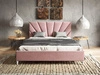 Polsterbett mit Lattenrost 120x200 Fuzi Rosa