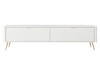 TV-Lowboard mit Türen 163 cm Latina Weiß