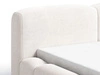 Polsterbett mit Bettkasten und Lattenrost 180x200 Aubi Creme