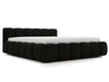 Polsterbett mit Bettkasten und Lattenrost 180x200 Cloud Low Schwarz