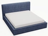Polsterbett mit Bettkasten und Lattenrost 120x200 Monaco Blau