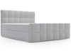Boxspringbett mit Bettkasten 160x200 Alicante Grau
