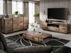 Wohnzimmer-Set im Loft-Stil Lunelie Eiche Flagstaff