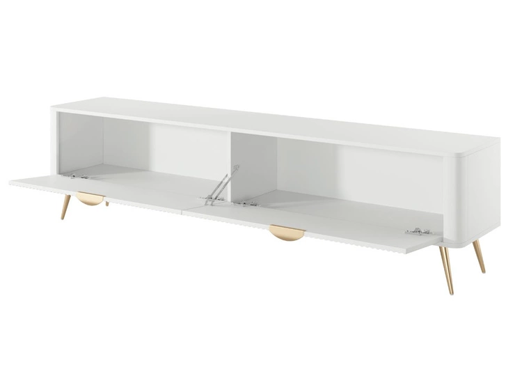Wohnzimmer-Möbelset Latina Weiß