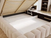 Polsterbett mit Bettkasten und Lattenrost 180x200 Rotto Beige