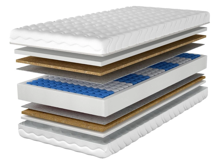 Taschenfederkernmatratze Pocket mit Kokosmatte Sola 120x200