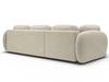 Ecksofa mit Schlaffunktion und Bettkasten Rechts Carino Beige