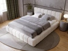 Polsterbett mit Bettkasten und Lattenrost 180x200 Orio Beige