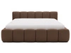 Polsterbett mit Bettkasten und Lattenrost 120x200 Cloud Low Braun