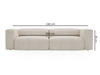 Sofa Moderne Cord Sofa für Wohnzimmer Landi Grün